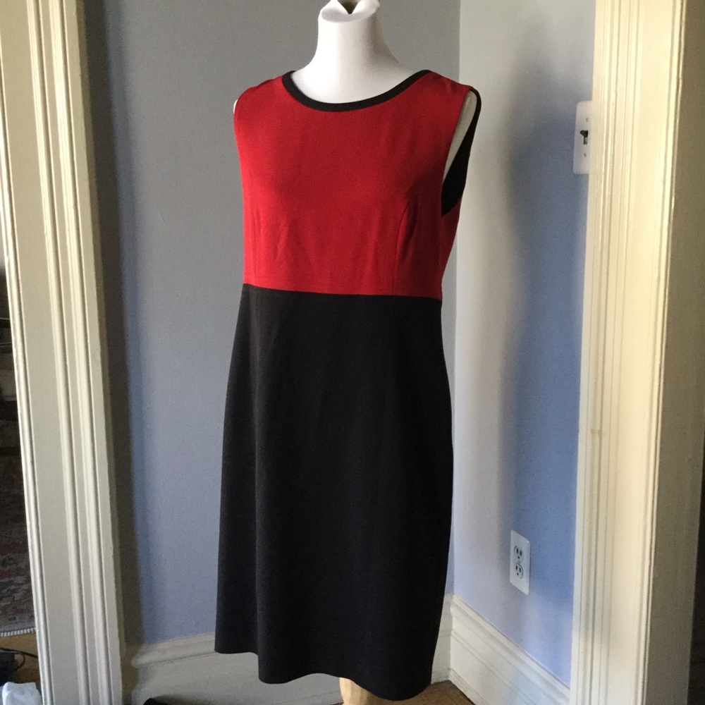 Great Kasper color block dress